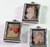 Charm, Photo Frame, 3 Silver Plated Pewter 20x15mm Charms w/Hearts & Cherubs *
