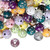 Bead Mix, Acrylic 8mm Round Beads with Stars Mix 75 Grams(250-275)