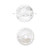100 Grams(50) Acrylic Transparent Crystal Clear  15mm Faceted Round Beads