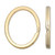 Split Ring, 100 Gold Finished Steel 34x28mm Flat OVAL Split Key Rings with 28x22mm ID `