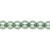 Bead, 1 Strand(50) Sage Green Glass Pearl 8mm Round Beads with 1.1-1.4mm Hole *