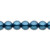 2 Strands(100) Dark Blue 8mm Round Glass Crystal Pearl Beads with 1.1-1.4mm Hole `