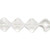 1 Strand(30) Clear Glass 12x12-13x13mm Beveled Diamond Shaped Beads with 1mm Hole *