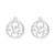 2 Sterling Silver Double Sided 14mm Round Filigree Charms *