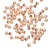 144 100% Copper 3mm Smooth Bicone Beads with 0.9-1.5mm Hole