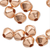 100% Copper 3mm Smooth Bicone Beads with 0.9-1.5mm Hole (144)