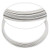 Memory Wire, Silver Stainless Steel, 1 3/4 Inch Round Small Bracelets 1 Ounce(60 Loops)