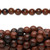 1 Strand(67) Natural Mahogany Obsidian 6mm Round Gemstone Beads with 0.5-1.5mm Hole