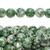 Bead, Natural Tree Agate White Green 8mm Round Beads w/ 0.5-1.5mm Hole 1 Strand(50)