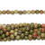 1 Strand(100) Natural Unakite Gemstone 4mm Round Beads with 0.5-1.5mm Hole