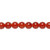 1 Strand Carnelian Red Orange 6mm Round Gemstone Beads with 0.5-1.5mm Hole