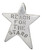 4 Antiqued Silver Pewter 22x17.5mm Star REACH FOR THE STARS Charms