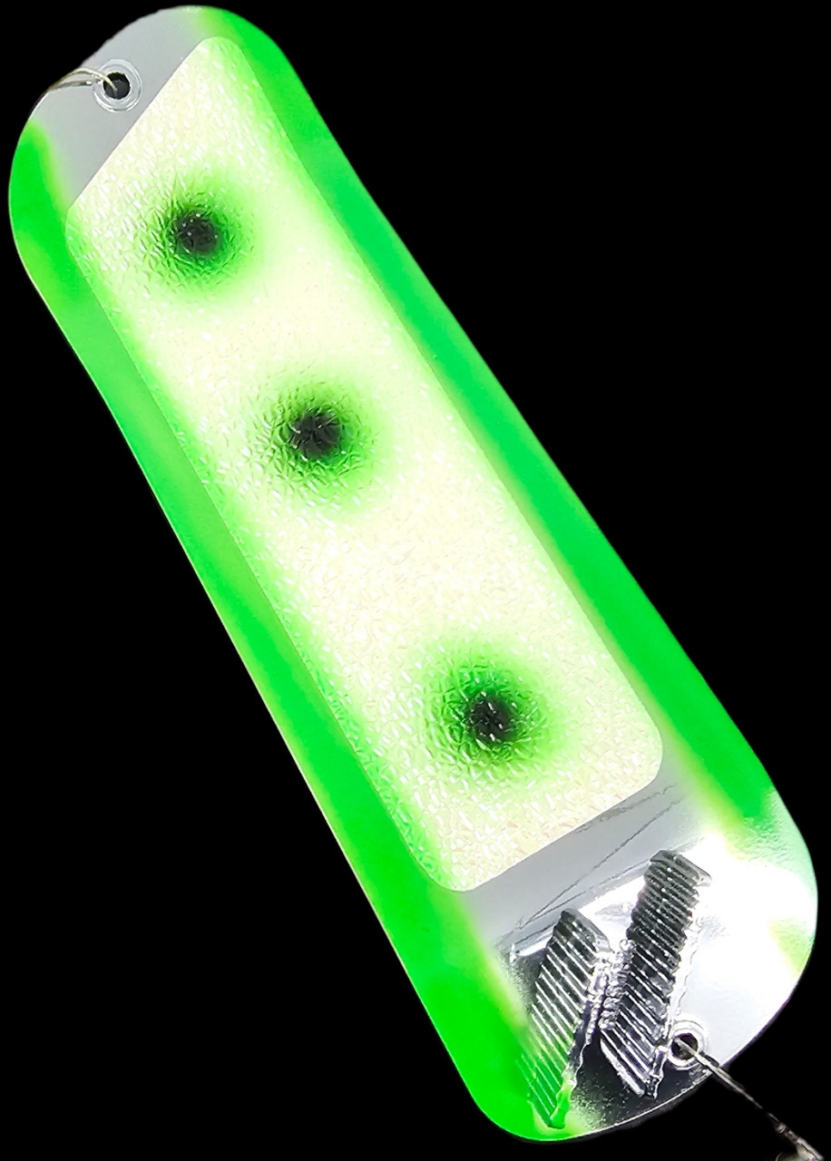 11" Chrome Ellipsis Flasher w/ Fins