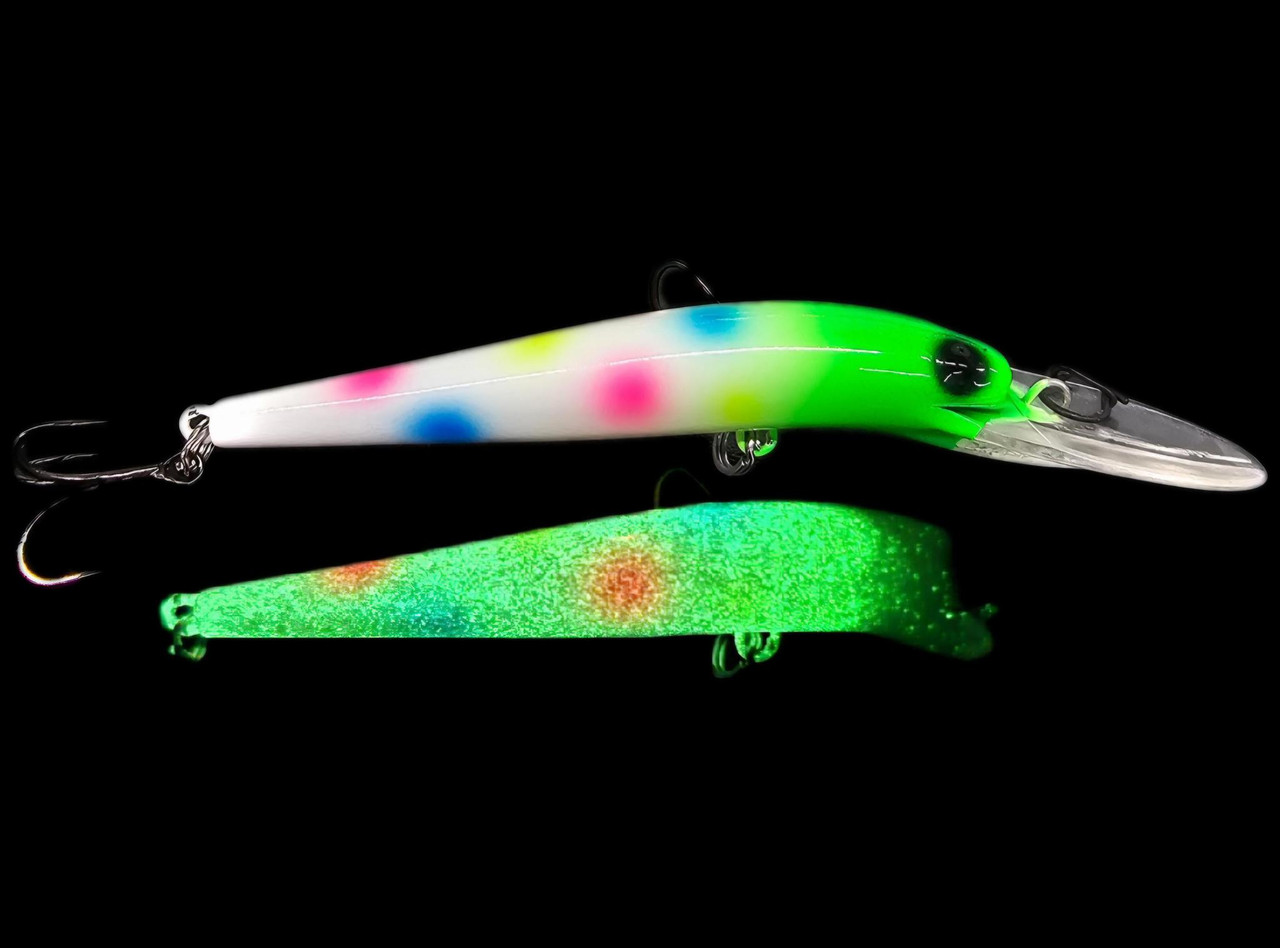fish wacker lures Gooch's Tally Surface Bait Orange tiger The hard fighting Salmon were just to much for the standard stick bait C&H Lures - Wahoo Whacker