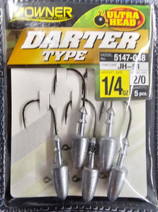Owner Ultrahead Darter Jighead 1/4oz 2/0 (5qty) Owner Ultrahead Darter Jighead 1/4oz 2/0 (5qty)
