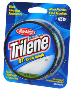 8lb/330yd Low-Vis Green Trilene XT Extra Tough Monofilament 8lb/330yd Low-Vis Green Trilene XT Extra Tough Monofilament