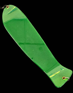 12" Green Fish Flasher Blank NO FINS!!!!