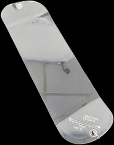 11" Clear Shortbus Flasher Blank w/ Single Fin 11" Clear Shortbus Flasher Blank w/ Single Fin