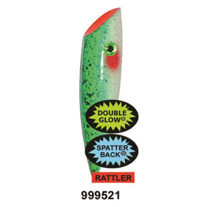 Silver Horde #4 Glow Green Splatter 4" Plug 2003-999-521 Silver Horde #4 Glow Green Splatter 4" Plug 2003-999-521