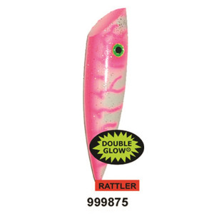 Silver Horde #5 Glow Pink Lightening 5" Plug 3003-999-875 Silver Horde #5 Glow Pink Lightening 5" Plug 3003-999-875