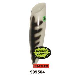 Silver Horde #4 Glow Black Ladder 4" Plug 2003-999-504 Silver Horde #4 Glow Black Ladder 4" Plug 2003-999-504