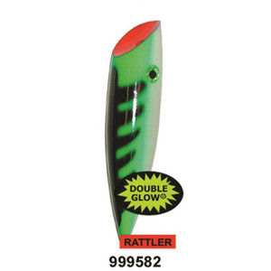 Silver Horde #4 Glow Green Black Ladder 4" Plug 2003-999-582 Silver Horde #4 Glow Green Black Ladder 4" Plug 2003-999-582