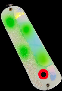 9.5" White Original Bam Flasher w/ 2 Fins