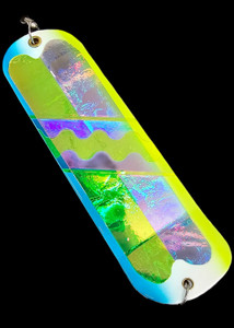8" White Yellow Dolph Lundgren Flasher w/ 2 Fins 8" White Yellow Dolph Lundgren Flasher w/ 2 Fins