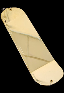 11" Gold Flasher Blank w/ 2 Fins
