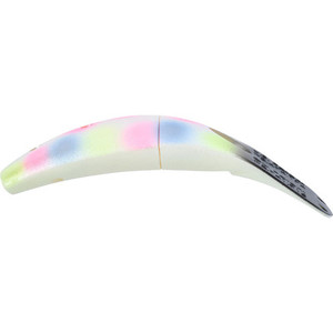 3" Yakima MOP-Glo Belly Black Head Spinfish 3" Yakima MOP-Glo Belly Black Head Spinfish