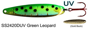 SS2420DUV Gold Gold Green Leopard DW Super Slim Spoon