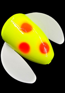 Clown White Wings Unrigged Spin-N-Glo SELECT SIZE