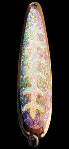 Standard Copper Black Wiggle FTT Trolling Spoon Standard Copper Black Wiggle FTT Trolling Spoon