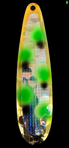 Mini Gold UV Lead Toad FTT Trolling Spoon Mini Gold UV Lead Toad FTT Trolling Spoon