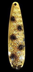 Mini Gold Black Slushie FTT Trolling Spoon Mini Gold Black Slushie FTT Trolling Spoon