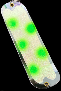 8" Chrome Original Two Face Flasher w/ 2 Fins