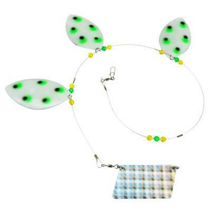 Hammerhead Tackle Cowbell Spinner - Glow Two Face