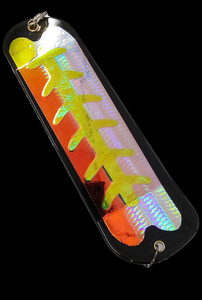 8" Black Mistake Wire Flasher w/ 2 Fins