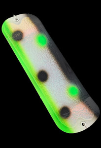 11" White GM Custom 360 Shortbus Flasher w/ 2 Fins