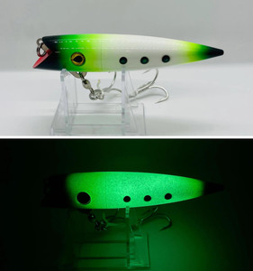 Gator Bait Tackle Glow Gator Full Boat Plug Gator Bait Tackle Glow Gator Full Boat Plug