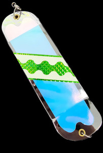 8" Chrome Lenny Special Flasher w/ 2 Fins