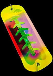 5.5" Red Yellow Jeans Custom Stubby Flasher