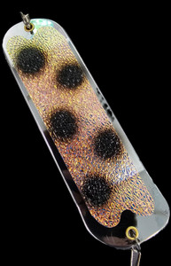 8" Chrome Black Slushie Flasher w/ 2 Fins