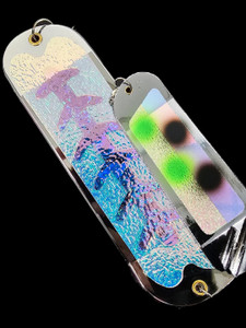 9.5" Chrome Mega Bam Flasher w/ 2 Fins