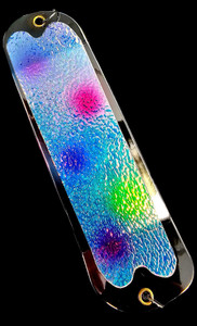 8" Chrome UV Wonder Voltz Flasher w/ 2 Fins