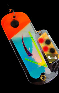 5.5"Chrome Coho Flounder Bam Custom Stubby Flasher