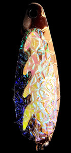 Custom Discontinued 2.5" BayRat Copper Black Wiggle Spoon