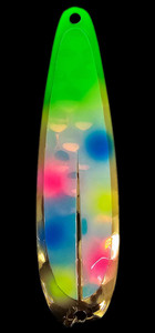 Standard Gold Green Top Wonderbread FTT Trolling Spoon Standard Gold Green Top Wonderbread FTT Trolling Spoon