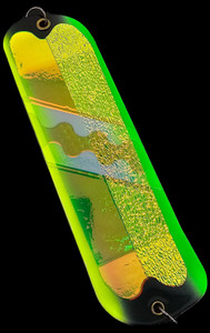 8" Black Dolphin Bam Flasher w/ 2 Fins