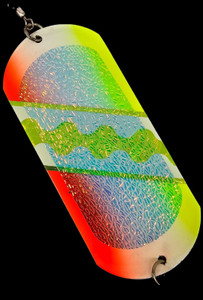 Double Glow UV Caramel Dolphin Custom Authentic Stubby Dodger